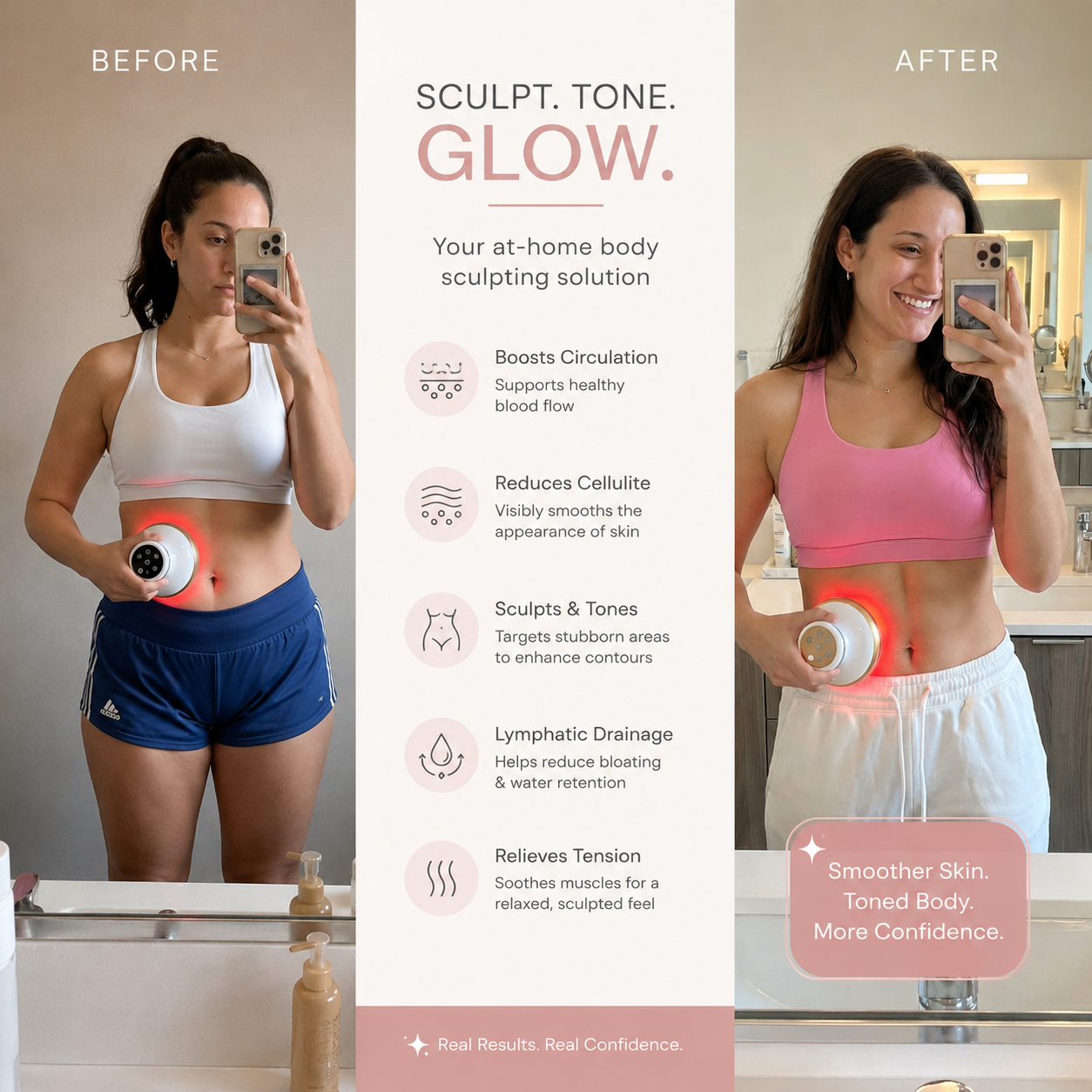 Red Light Body Sculpting Device