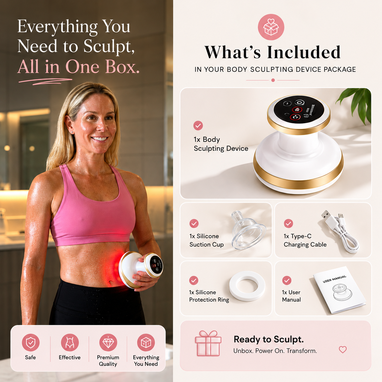 Red Light Body Sculpting Device